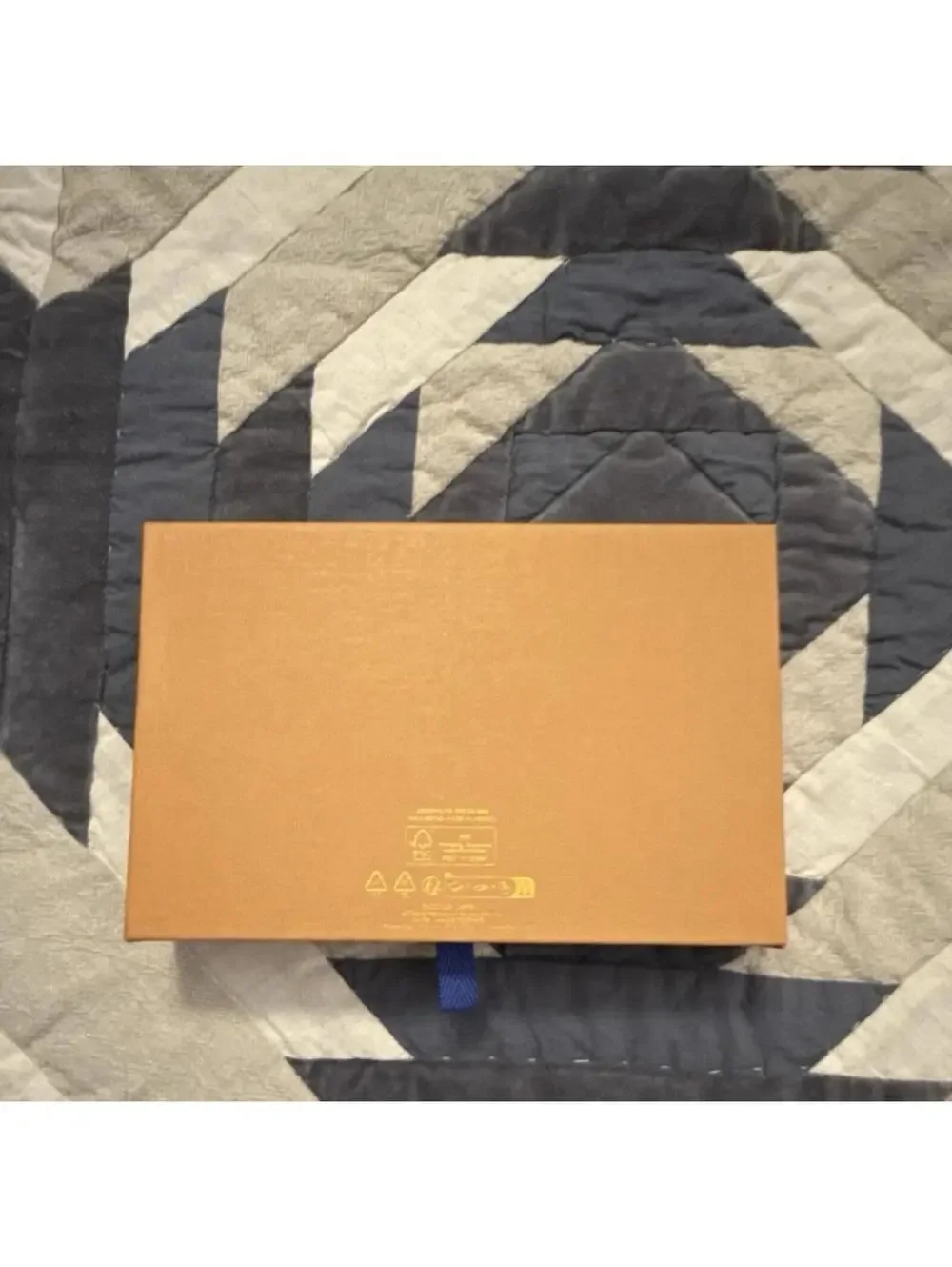 Louis Vuitton Orange Rectangle Gift Box w/ Drawer 8” L X 5.5” W X 1.5” H